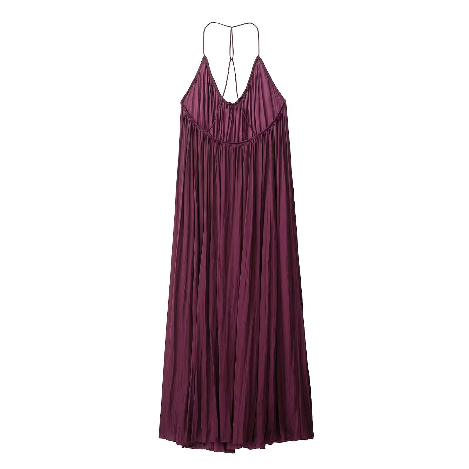Silk textured long dress