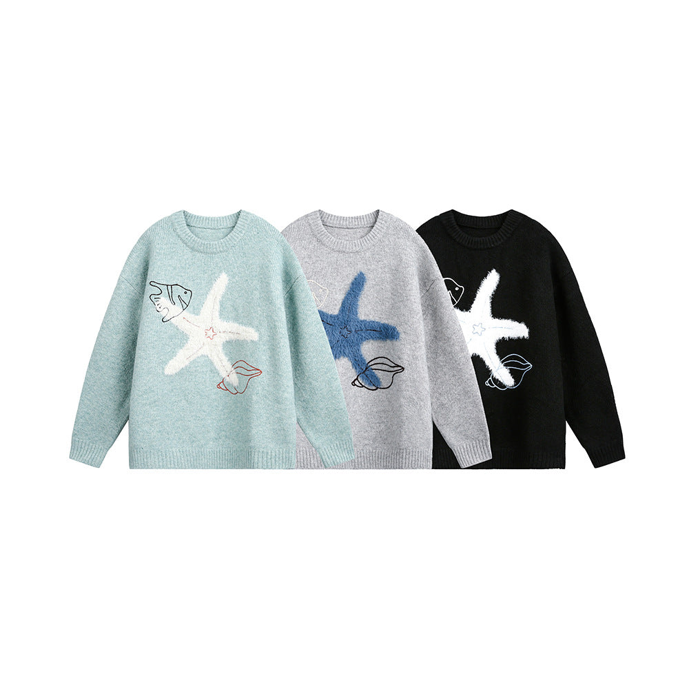 Pull Motif Étoile de Mer