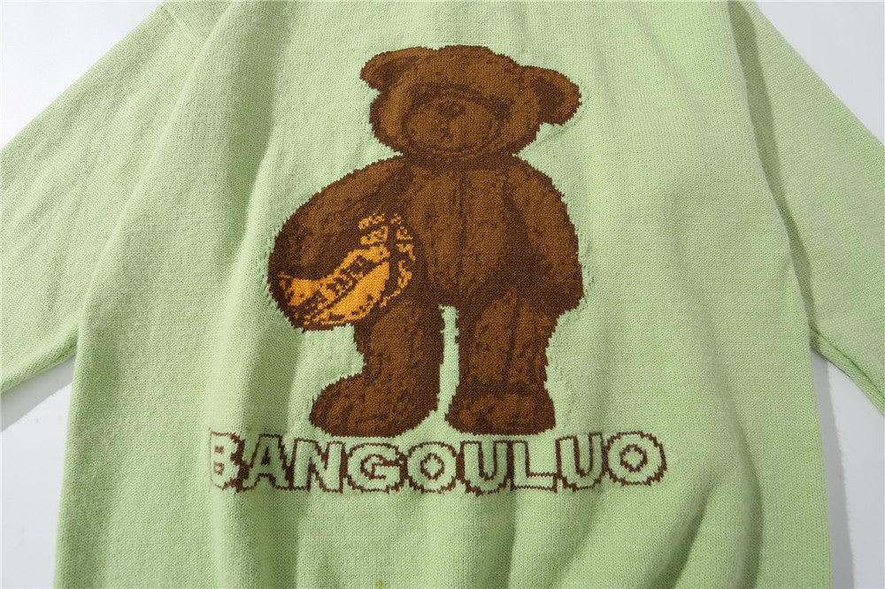 Chemise en maille jacquard Petit Ours