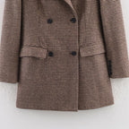 Veste de costume mi-longue style travail