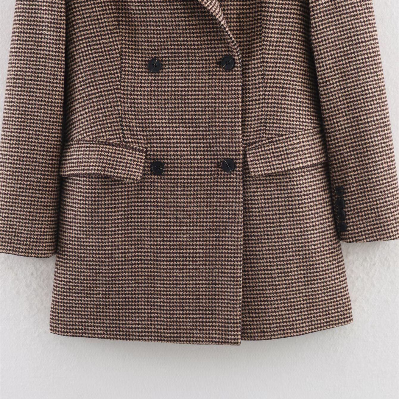 Veste de costume mi-longue style travail