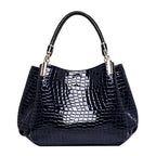 Sac à Main Cuir Effet Crocodile