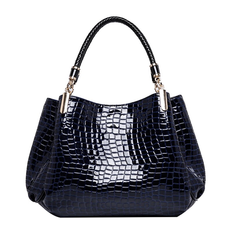 Sac à Main Cuir Effet Crocodile