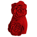 Robe Bustier Fleurs 3D