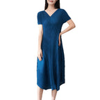 Robe Plissée Ample