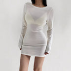 Long sleeved dress for women