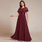 Long bead patchwork dress