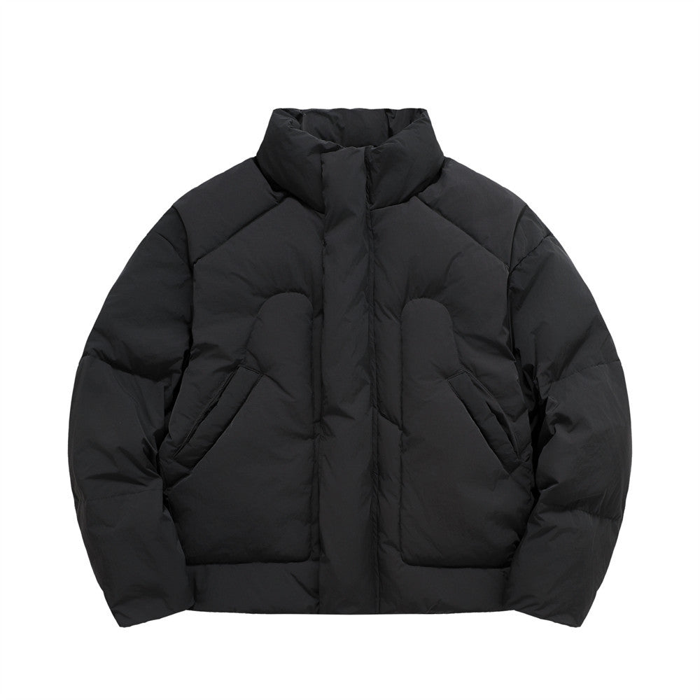 Veste Épaisse Col Mi-Haut