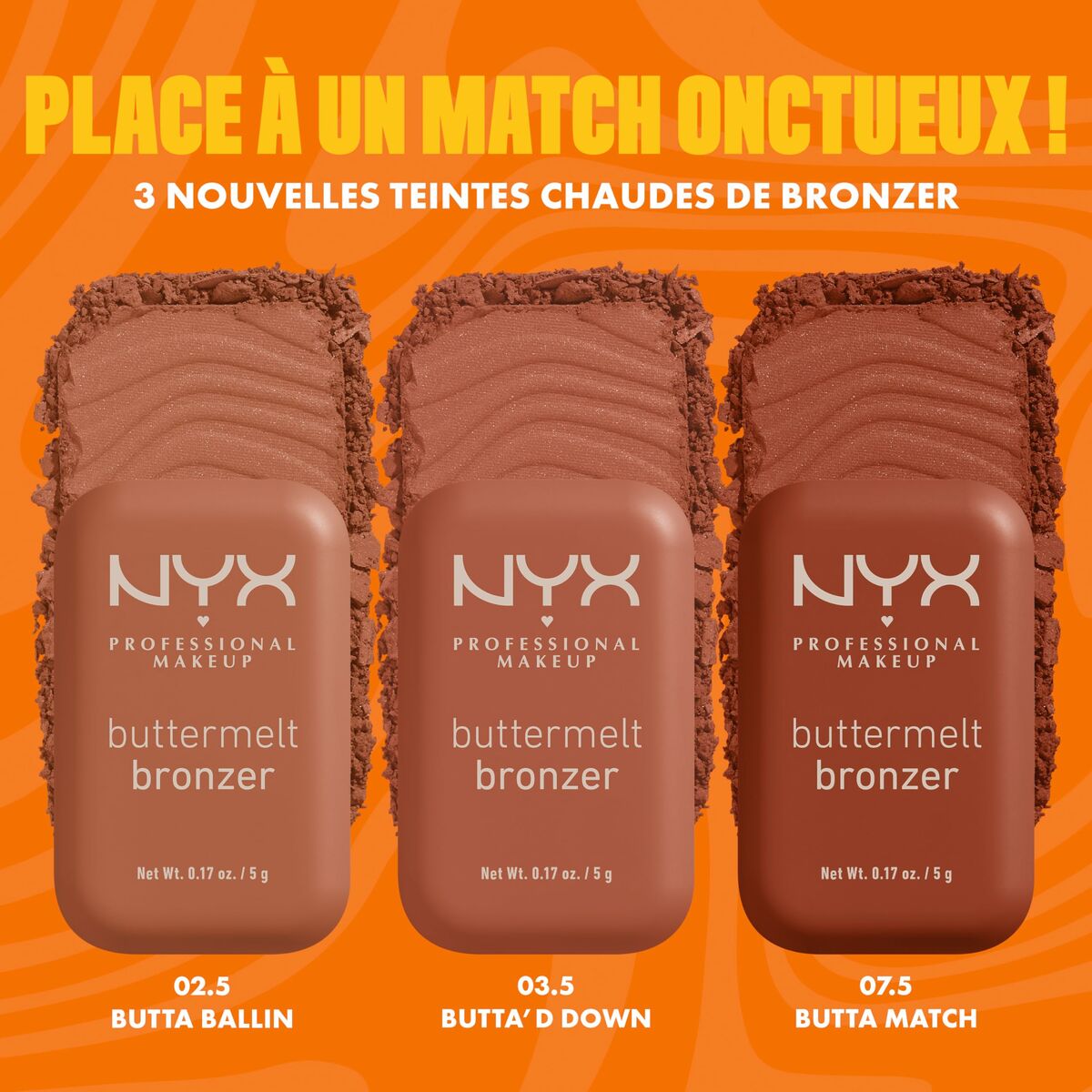 Trousse de maquillage NYX BUTTERMELT BRONZER