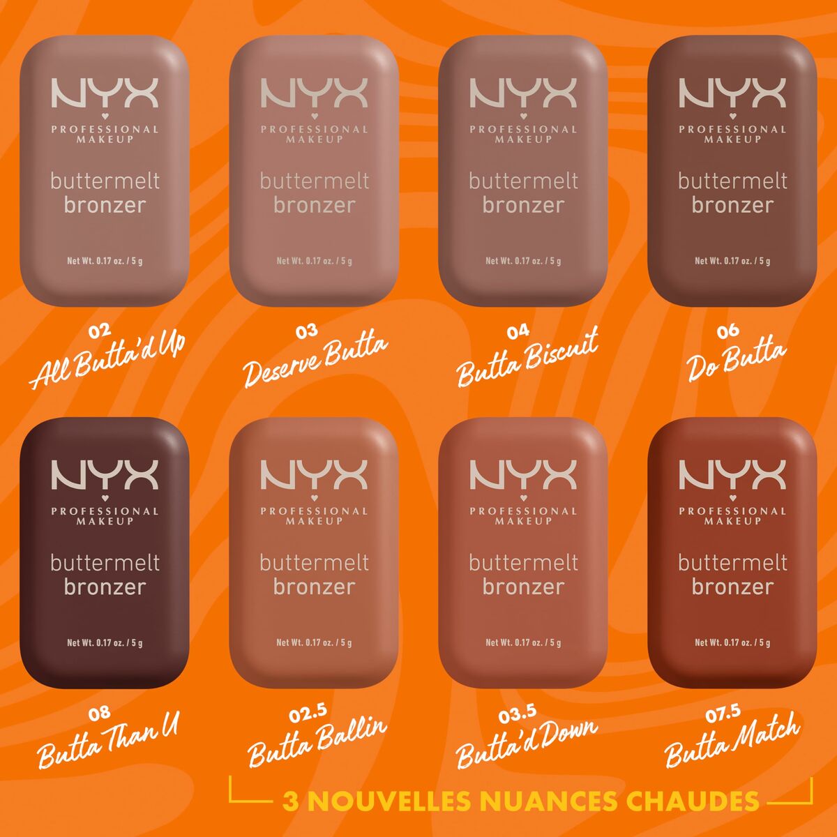 Trousse de maquillage NYX BUTTERMELT BRONZER
