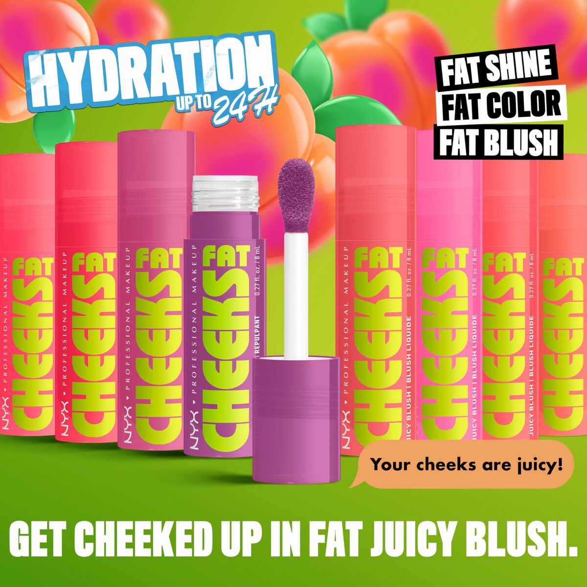 Trousse de maquillage NYX FAT CHEEKS