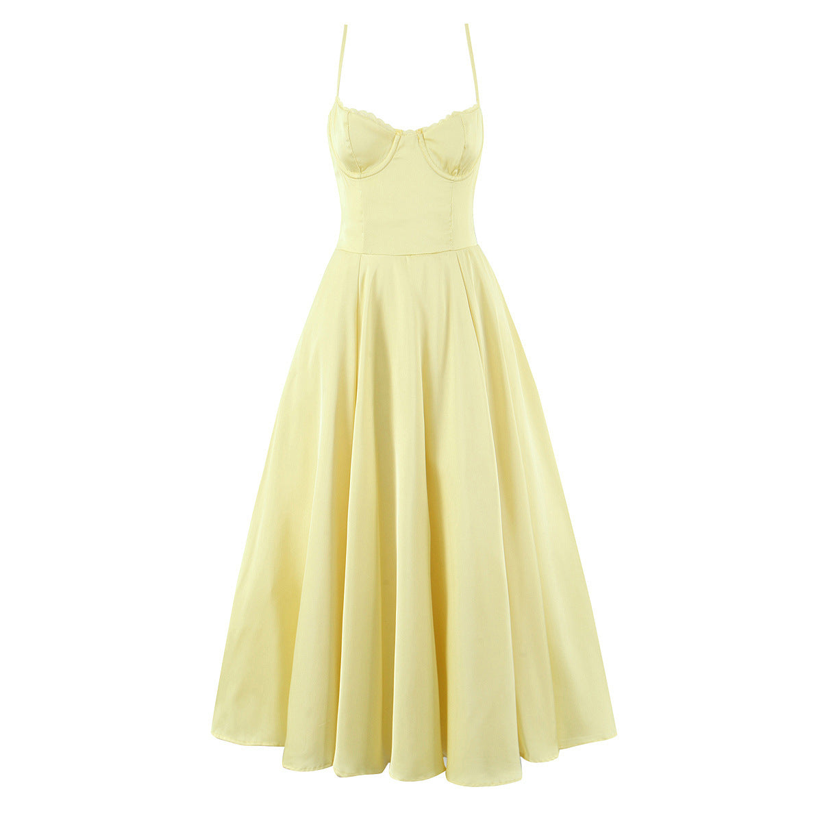 Strap strapless dress