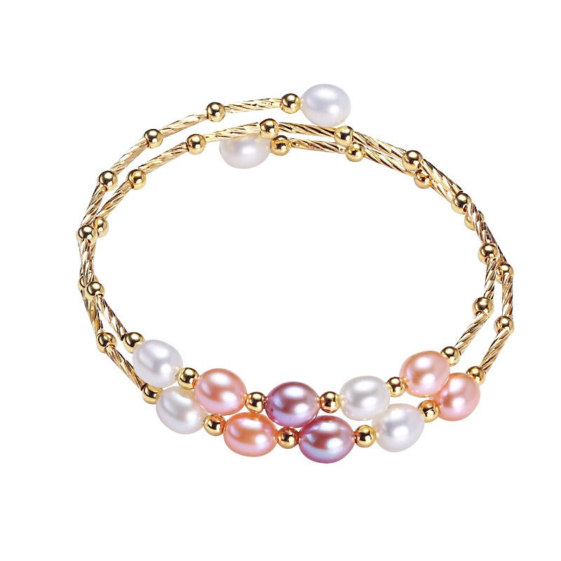 Bracelet Perles Baroques