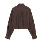 Chemise Ballon à Carreaux Streetwear