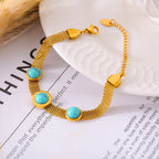 Bracelet Titane Turquoise