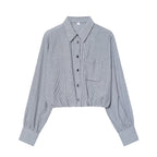 Chemise Ballon à Carreaux Streetwear