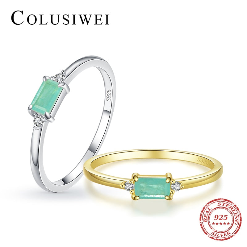 Bague Argent 925 Tourmaline Paraiba