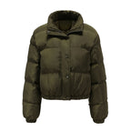 Veste Chaude Col Haut Manches Longues
