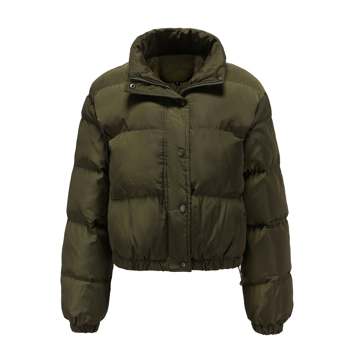 Veste Chaude Col Haut Manches Longues