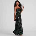 Sexy sequin camisole dress