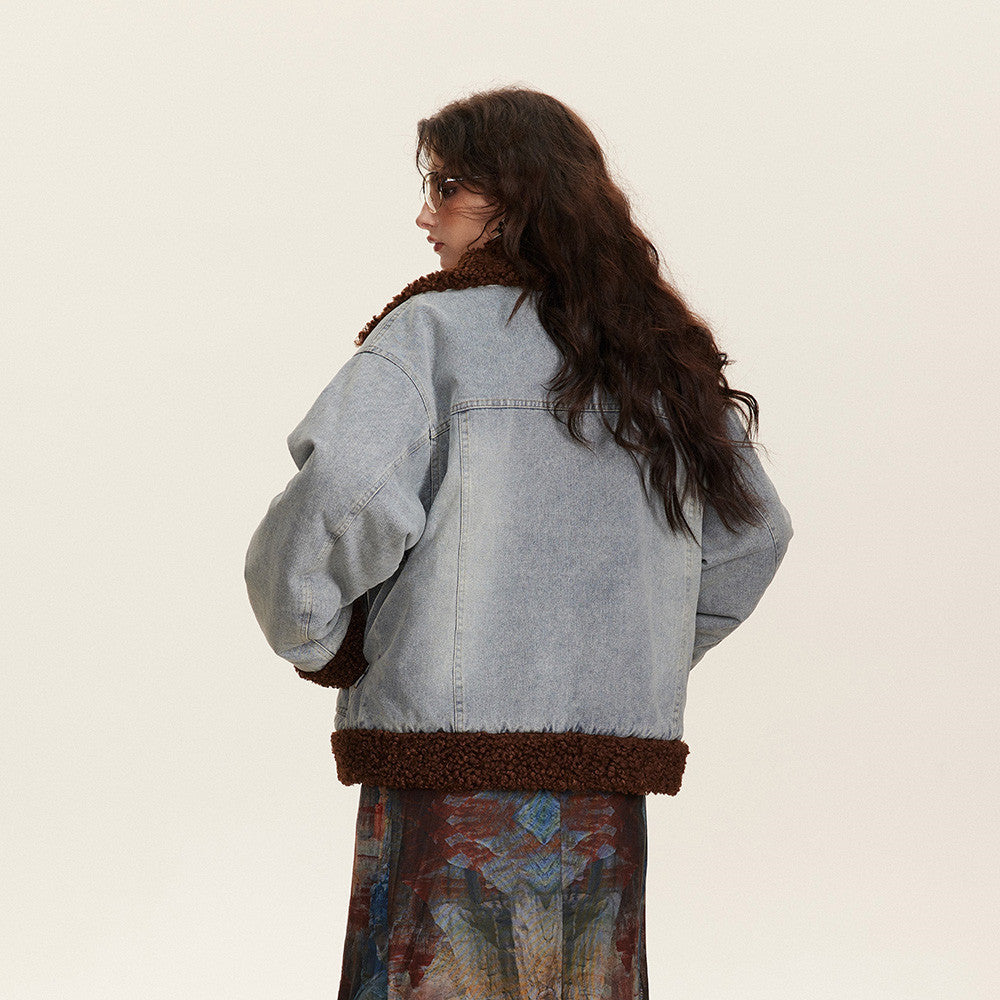 Veste Denim Épaisse
