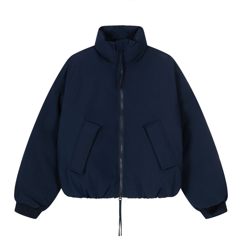 High collar cotton clothing