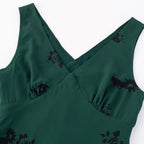 Printed V-Neck Dress
