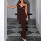 Robe Longue Bustier Tricotée