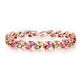Bracelet Feuille de Saule Cristal