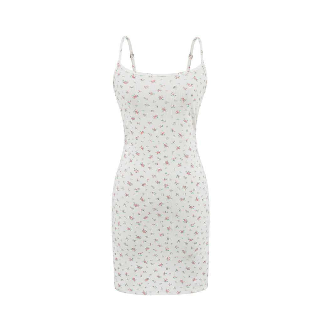Small floral suspender dress