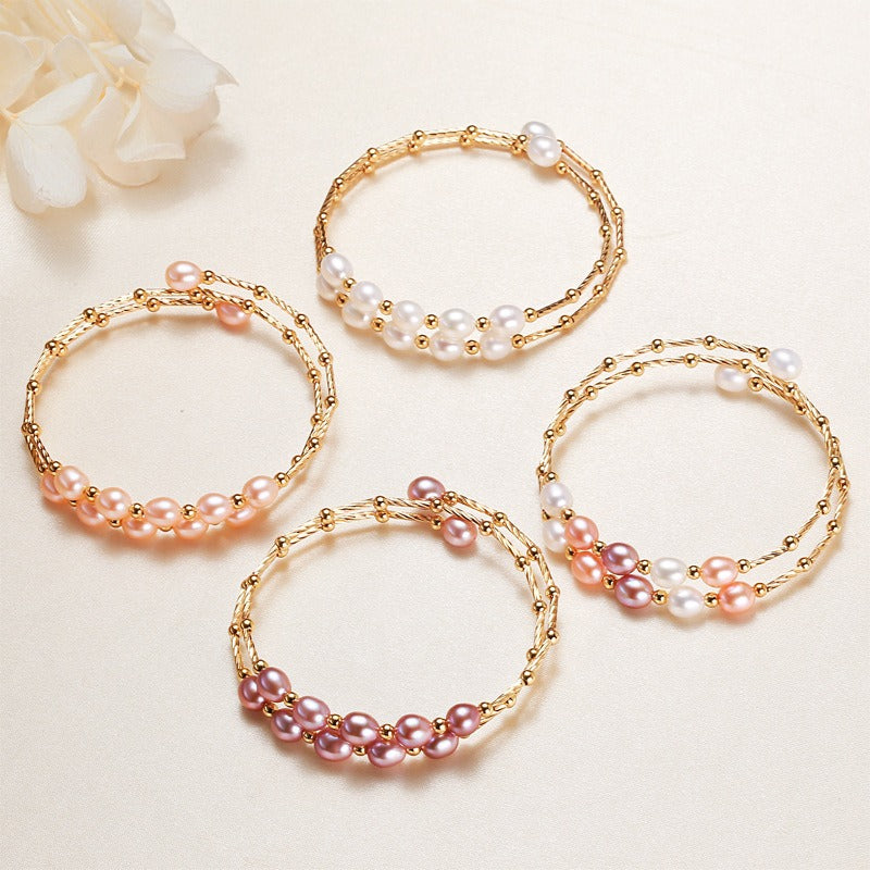 Bracelet Perles Baroques