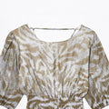 Robe Longue Dos Nu Col Rond