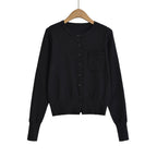 Chemise Col Rond Poche Poitrine
