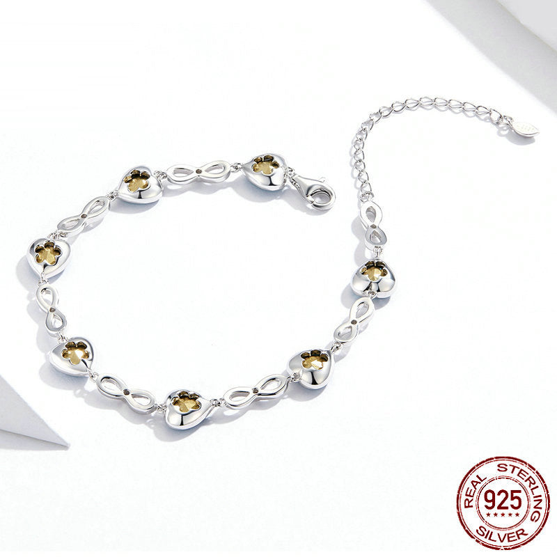 Bracelet Argent 925 Cœur Amour