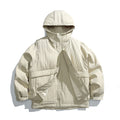 Two piece hooded down jacket