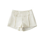 Shorty amincissant évasé taille basse, ajusté aux hanches pour femme
