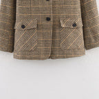 Commuter Thousand Bird plaid suit jacket