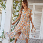 Flowy Dress Sexy Holiday Flare Dress
