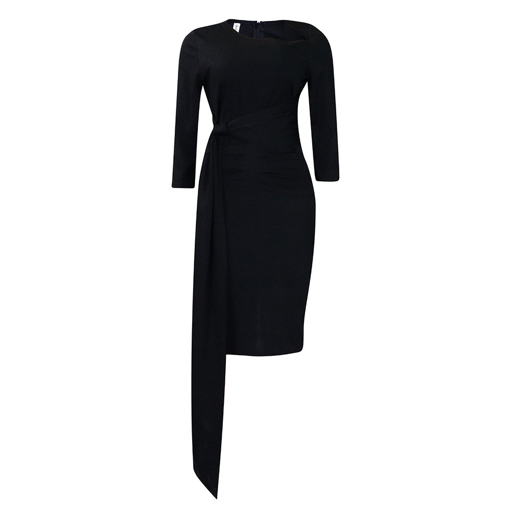 Wrinkle tied professional dress