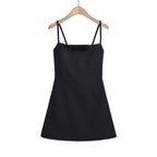 Bow tie dress with straps