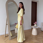 Short Sleeve Long Dress Set Women's Dress