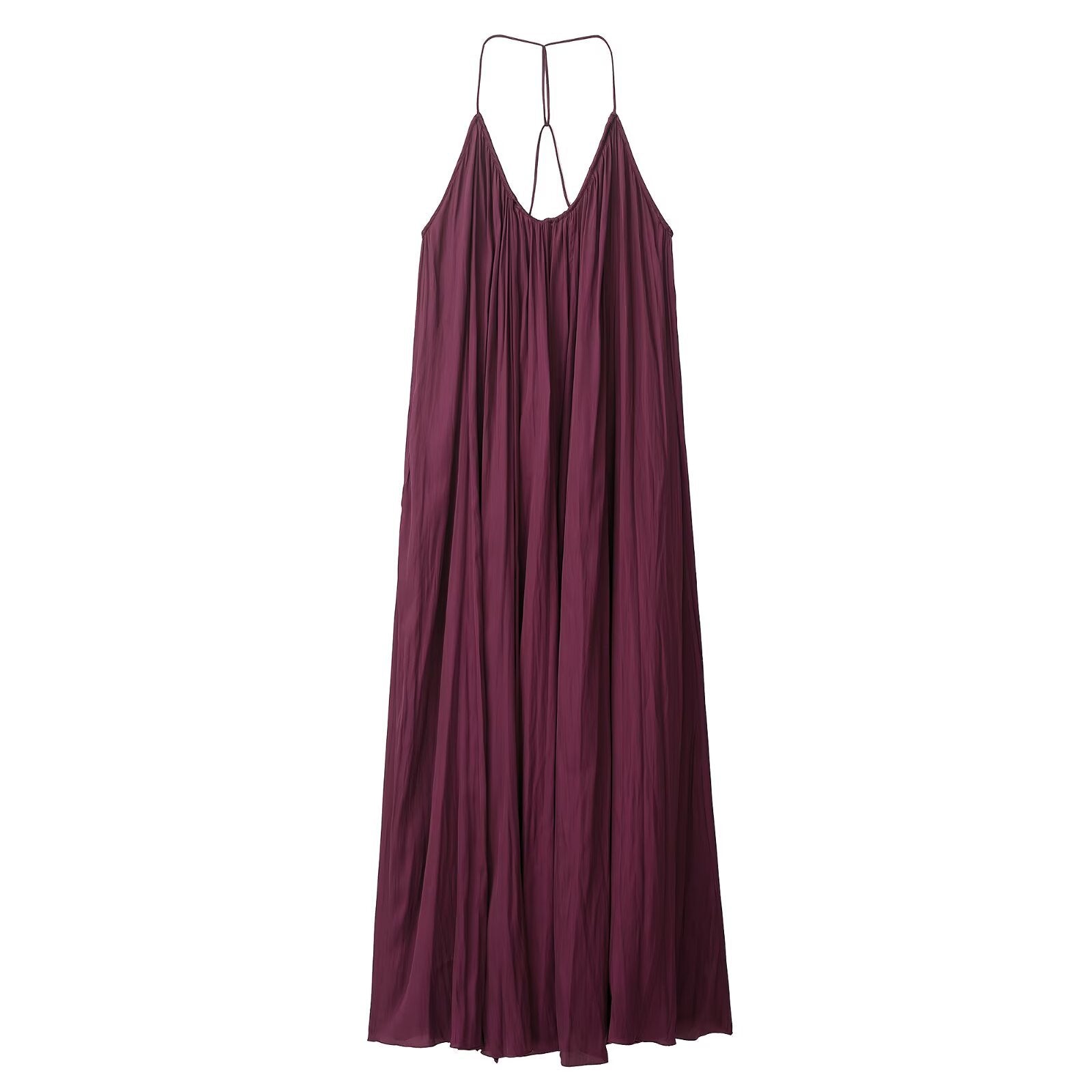 Silk textured long dress