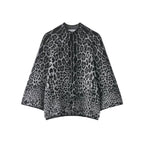 Pull Jacquard Manches Larges