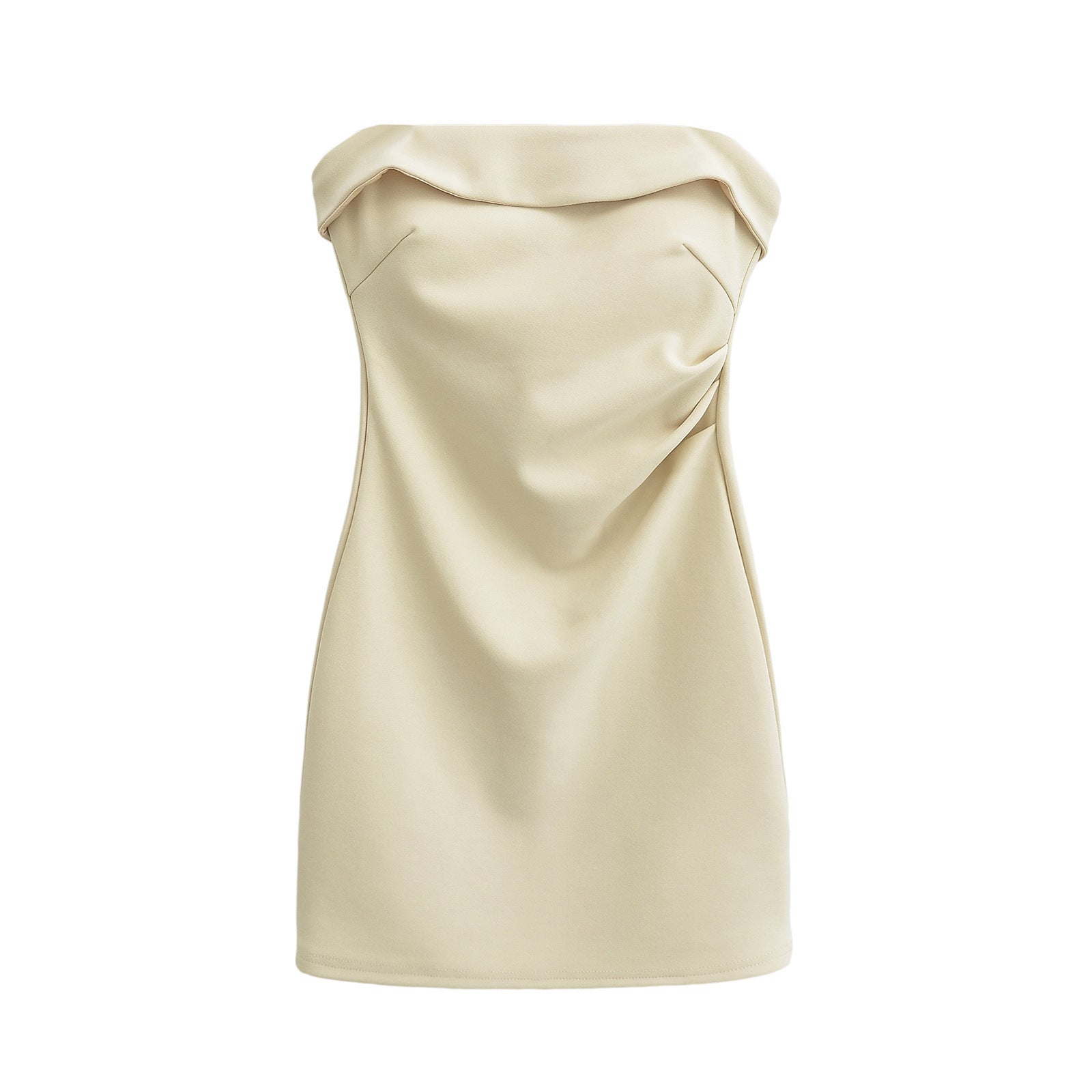 One-shoulder strapless dress