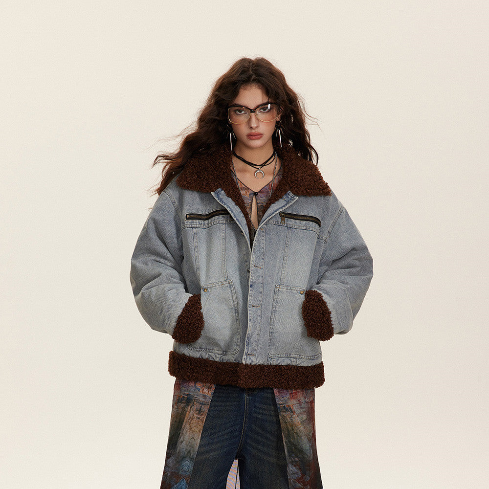 Veste Denim Épaisse