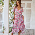 Flowy Dress Sexy Holiday Flare Dress