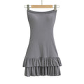 Strapless dress with chest cushion