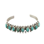 Bracelet Ouvert Turquoise Antique