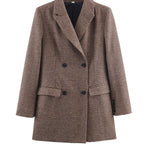 Veste de costume mi-longue style travail