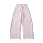 Pantalon Large Taille Élastique Cordon